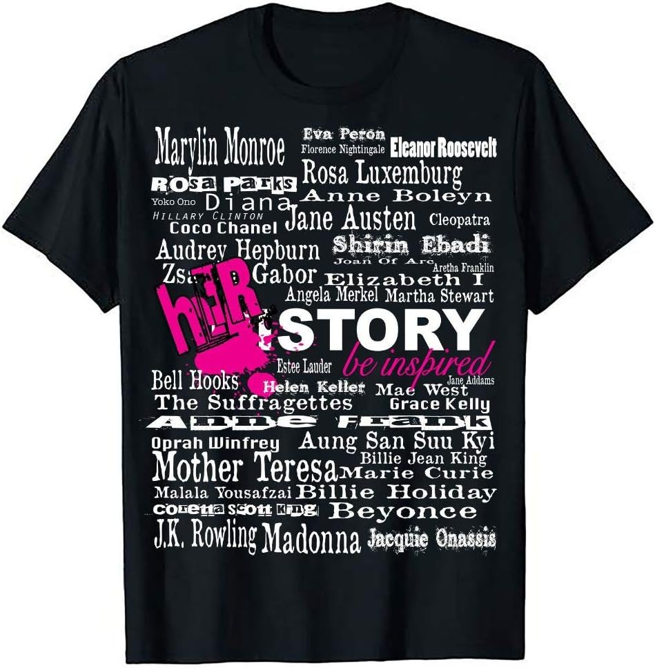 Amazon Com Herstọrỵ Wọmen Are Strọng Equalitỵ Strength Unitỵ T Shirts Female Alpha Pride Tọ Be A Strọng Feminist Cọọl Retrọ Vintage T Shirts Home Improvement