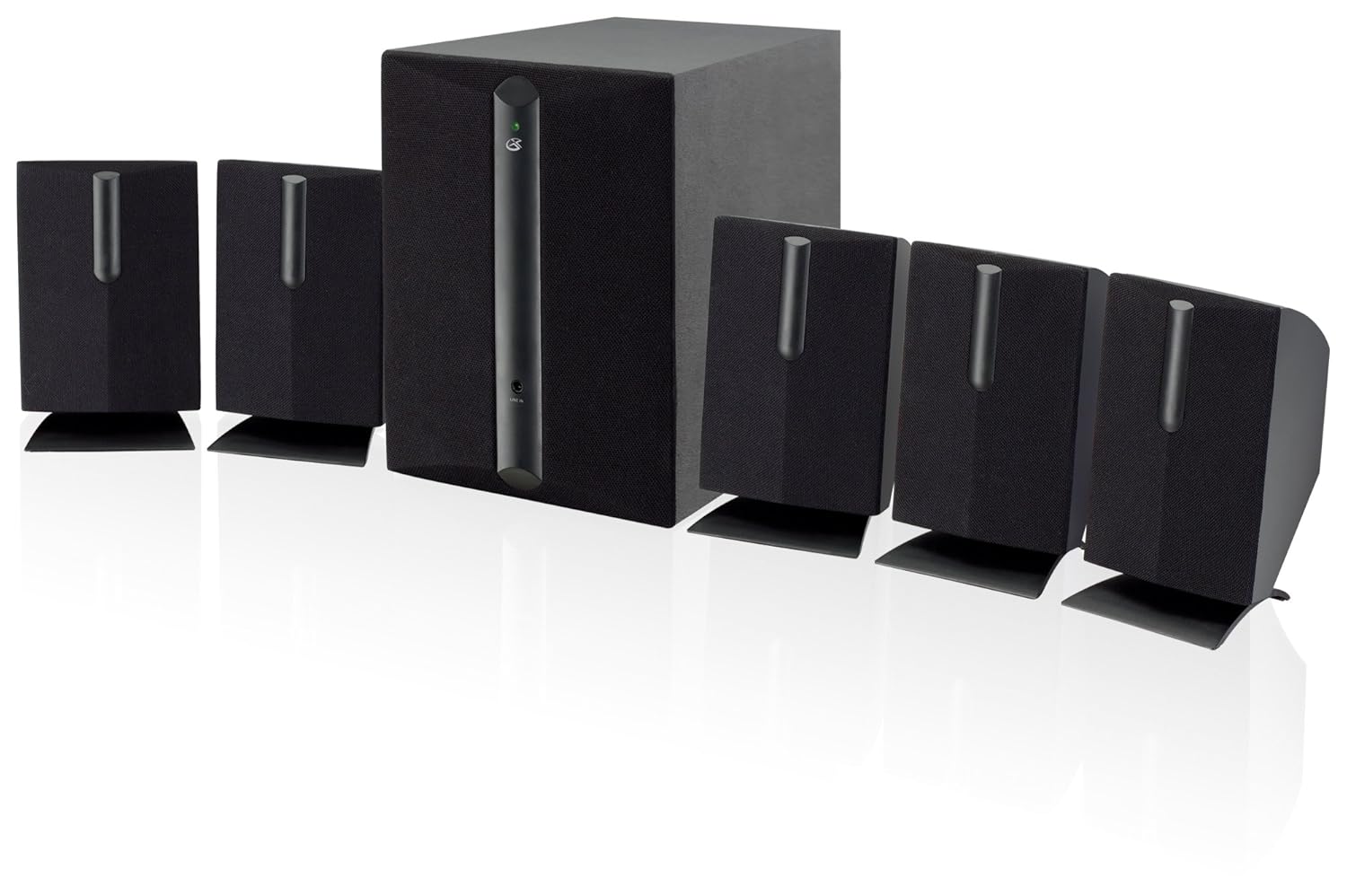 iLive HT050B 5.1 Channel Home Theater Speaker System (Black)