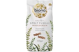Biona Organic - Spelt Pasta - Wholegrain Fusilli - 500g