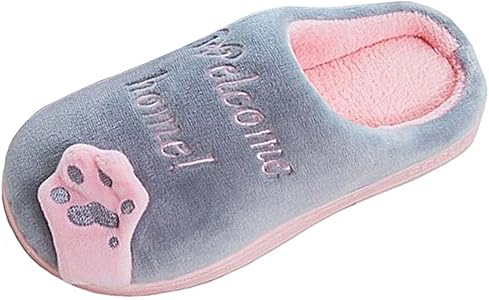 women's slippers with cats on them