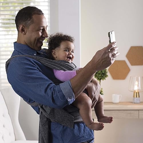 Boppy Baby Carrier ComfyFit Heathered Gray Hybrid Wrap 3 Carrying Positions 0m 8 35lbs Soft Yoga Inspired Fabric with Integrated Storage Pouch in Kenya Whizz Baby Toddler Carriers