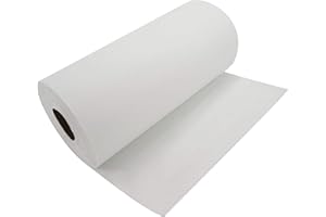 New brothread Tear Away Machine Embroidery Stabilizer Backing 12" x 50 Yd roll - Medium Weight 1.8 oz - Cut into Variable Sizes - for Machine Embroidery and Hand Sewing