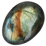 Rockcloud Irregular Polished Labradorite Palm