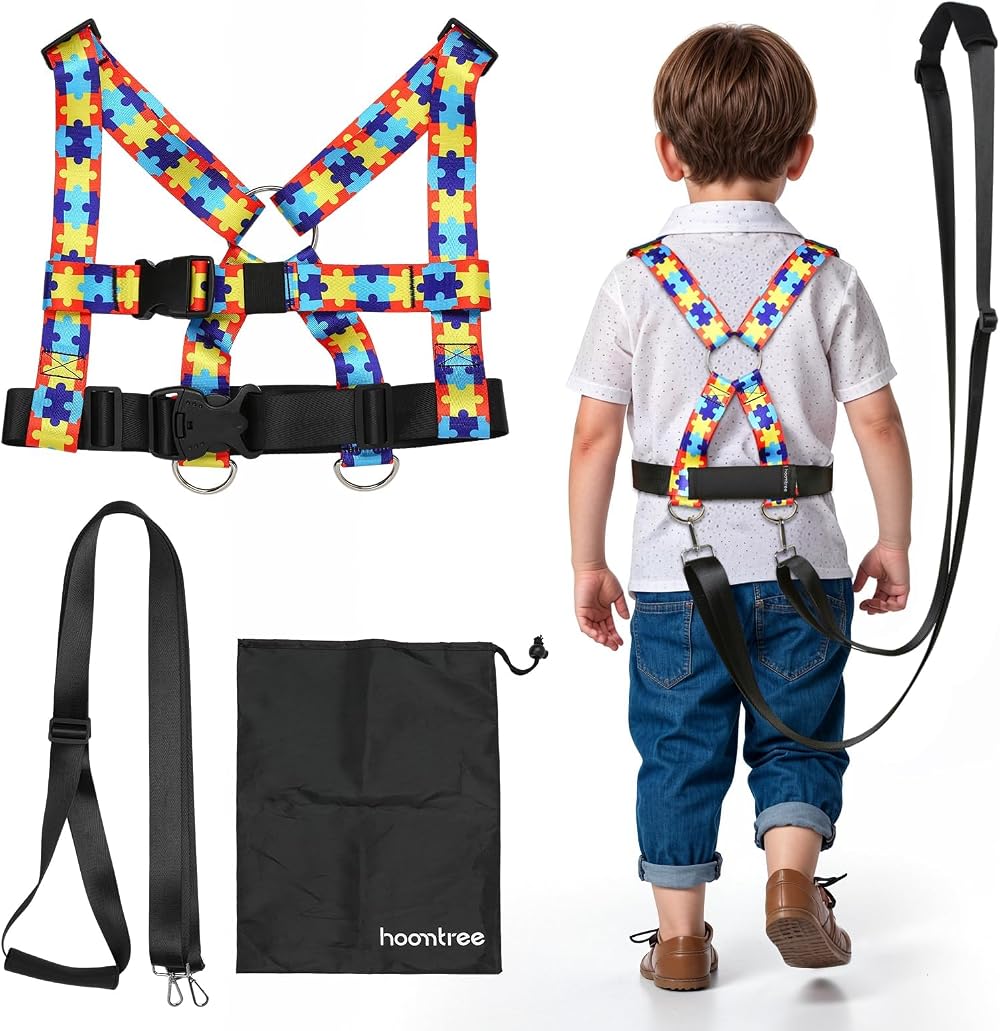 HOOMTREE Safety Harness Leash for Special Needs Child Age 3 12 Fully Adjustable