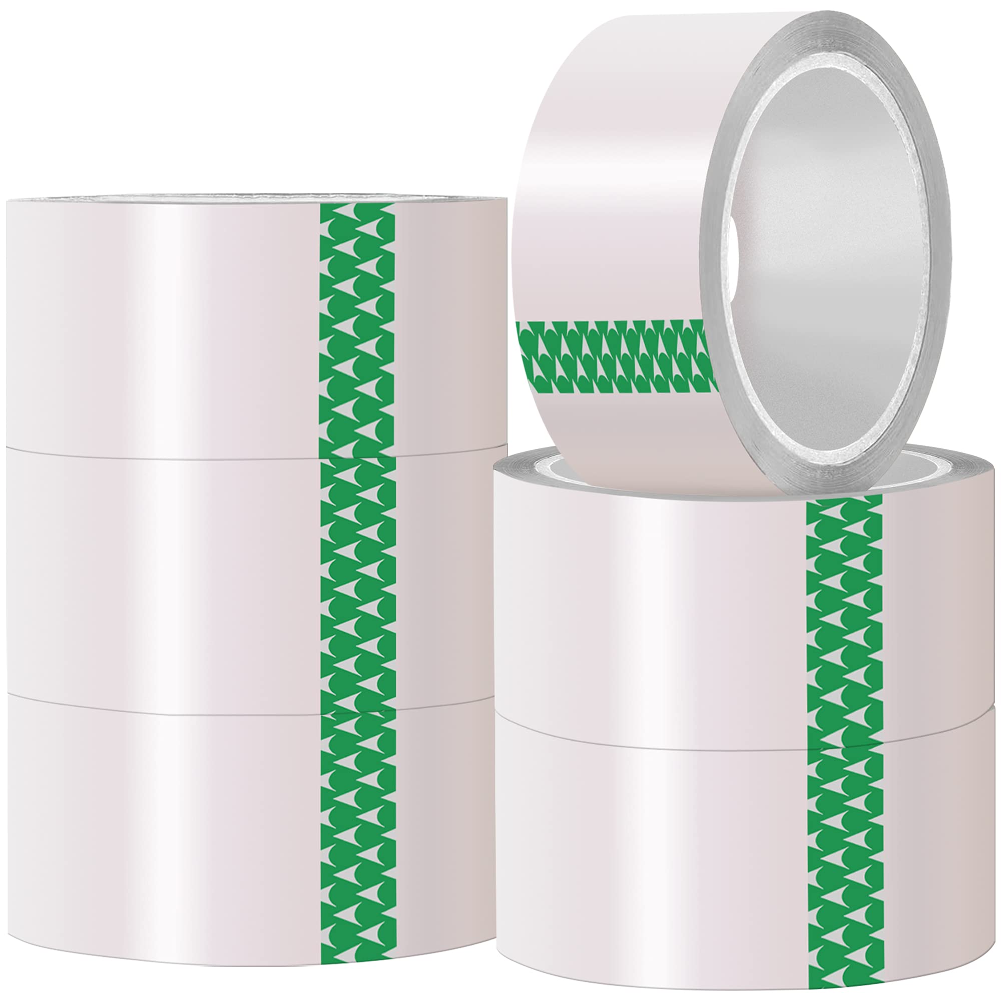 iSOUL Packing Tape/Parcel Tape - 6 Pack Rolls of Heavy Duty Clear Tape, 48mm x 66m for Parcels, Packaging and Boxes, Strong, Secure and Sticky Seal | Clear Parcel Tape