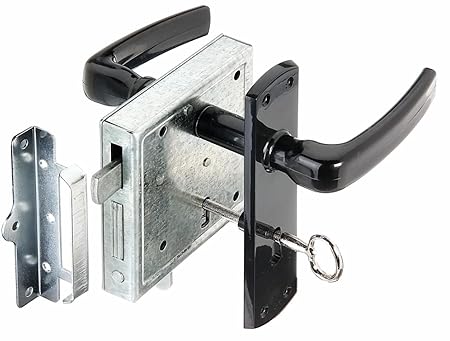 GAH-Alberts 901554 Kastenschloss SB-verpackt Stahl roh, Oberfläche: verzinkt Riegelausschluss 12 / 24 mm Nuss 8 x 8 mm