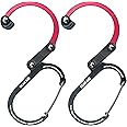 GEAR AID HEROCLIP 360° Swivel Carabiner Gear Clip and Hook (Medium) for Camping, Backpack, Suitcases and Garage Organization