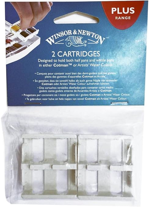 Winsor & Newton acuarela pintura Plus cartuchos pack de 2: Amazon.es: Hogar