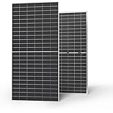 Renogy Solar Panels 1180W 12V/24V N-Type Bifacial Solar Panel 2PCS 590W Monocrystalline On/Off Grid Application Over 1000 Wat