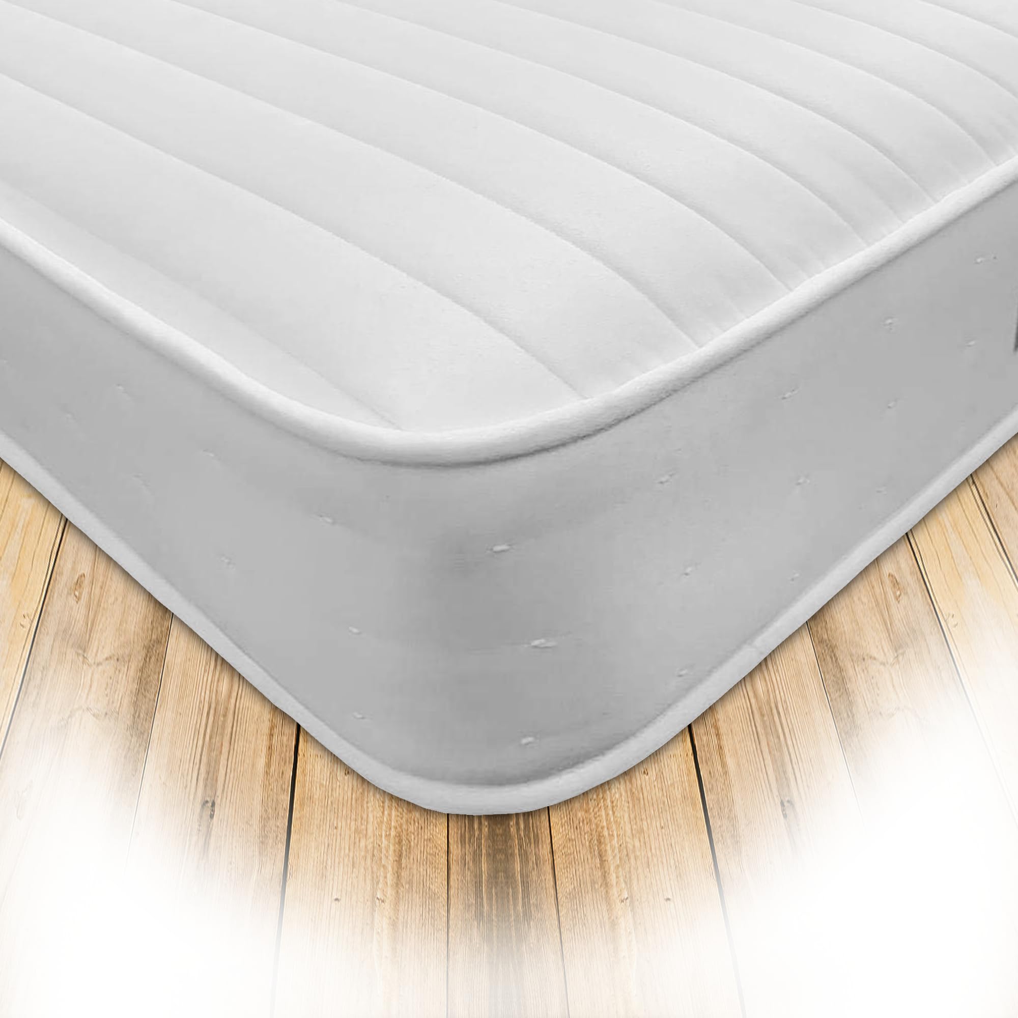 Starlight Beds Hypoallergenic and Dust Mite Resistant Hybrid 1" Memory Foam Open Coil Sprung Mattress 9 Layer Construction 9 Inch Deep, 5ft Kingsize Mattress 150cm x 200cm