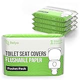 Toilet Seat Cover Paper Flushable (50 Pack) - XL