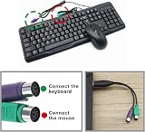 Create idea 2PCS PS2 to USB Adapter Keyboard Mouse Converter Cable Y Splitter view 4