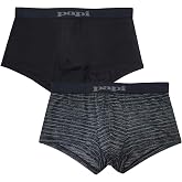 papi Men's Brazilian Cool Trunk Boxer Briefs Pack of 2 Comfort Fitting Underwear