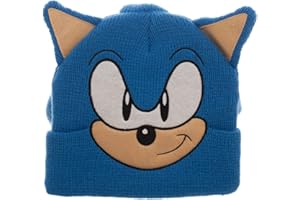 Bioworld Sega Sonic The Hedgehog Kids Beanie with Ears & Quills