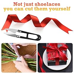 WEGOODZF Ribbon Satin Sneakers Shoelaces: 2 Pair