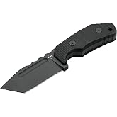 B&ouml;ker Plus Little Dvalin Tanto - small fixed EDC knife with G10 handle scales - D2 blade - with Kydex sheath