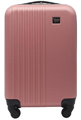 Travelers Club Cosmo Luggage, Rose Gold - 20 Inch, 20-Inch