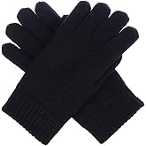 Be Your Own Style BYOS Winter Women's Toasty Warm Plush Fleece Lined Knit Gloves in Solid & Glitter