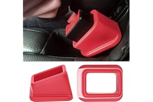 G Ganen 2-Pack Buckle Holder Compatible with Baby Seat - Keep Buckle in Upright Position and Makes Buckling Easier (Red, Regular)