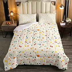 Tie Dye Comforter Dots Watercolor Bedding Sets