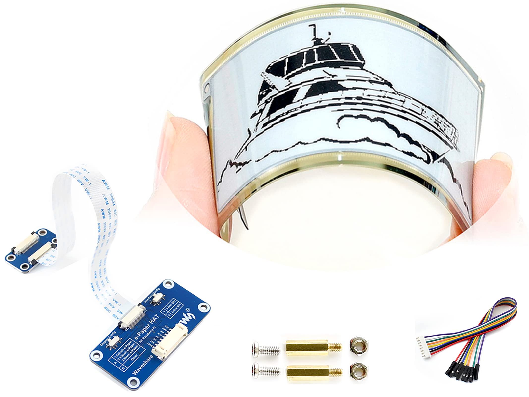 Mua 2.9inch Flexible E-Ink Display HAT for Raspberry Pi 4B/3B+/3B/2B ...