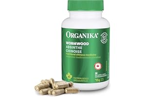 Organika Wormwood 5000mg (50:1 Extract) – Traditional Chinese Medicine Herbal Parasite Cleanse Support- Aids Digestive Balanc