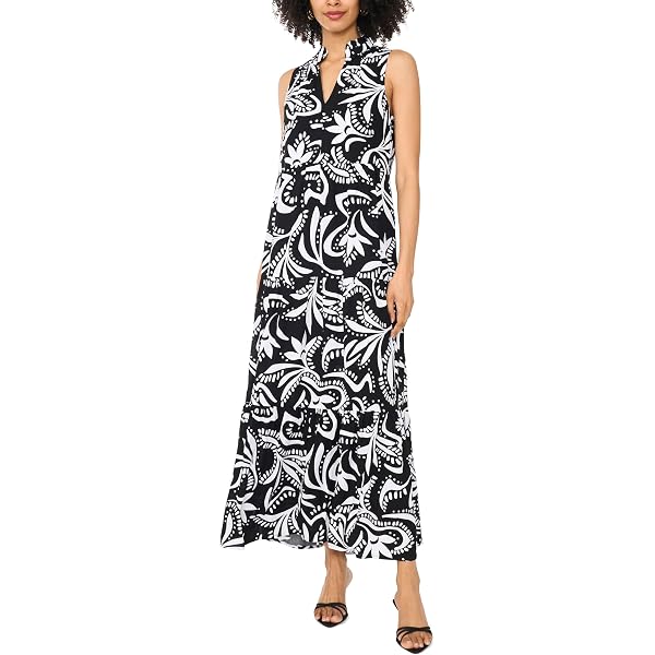 vince camuto off the shoulder tiered maxi dress Vince Camuto Women's Pleated Tiered Midi Dress - Pink