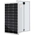 RICH SOLAR 100 Watt 12 Volt 9BB Cell Monocrystalline Solar Panel High Efficiency Solar Module Charge Battery for RV Trailer Camper Marine Off Grid