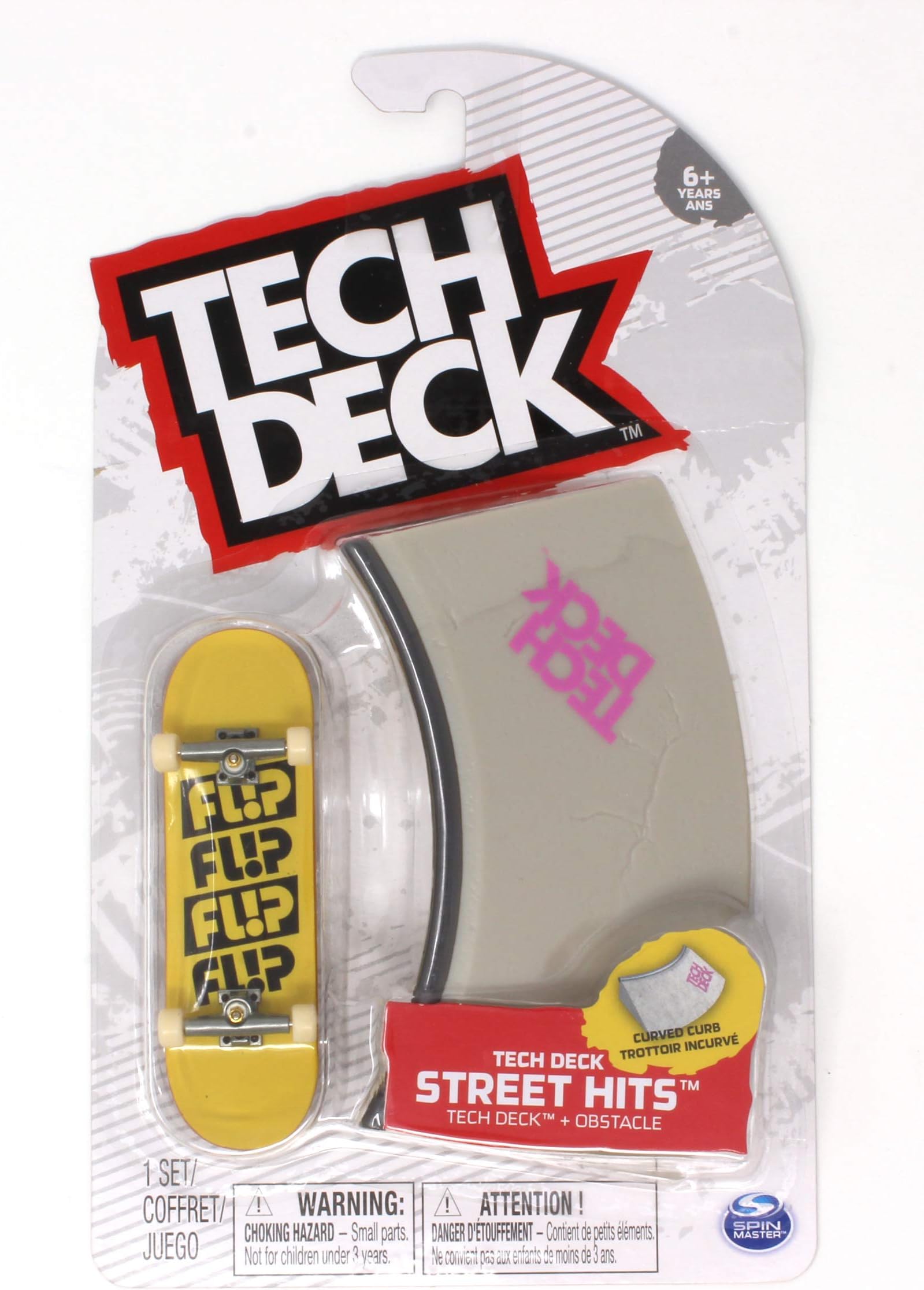 Mini Fingerboards TD Street Hits Curved Curb and Flip Skateboards Odyssey Quattro Complete Deck