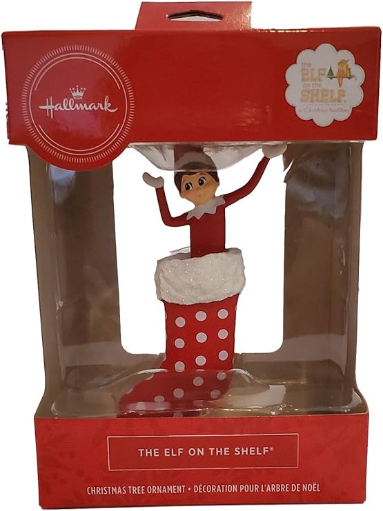 Amazon De Hallmark Elf Auf Dem Regal Ornament