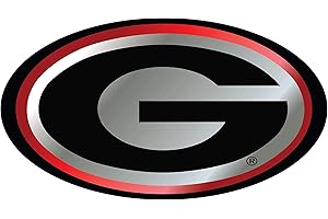CRAFTIQUE UGA GEORGIA BULLDOGS Mirrored Hitch Receiver Cover