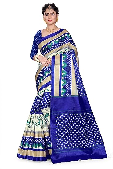TDC Games Silk Saree with Blouse Piece