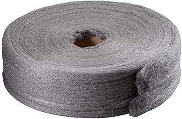 AConnet Stahlwolle der Güteklasse 0000, 2,3 kg Rolle, Stahlwolle für Reinigung, Vorbereitung und Pflege von Holz- und Metalloberflächen oder Fotografie.