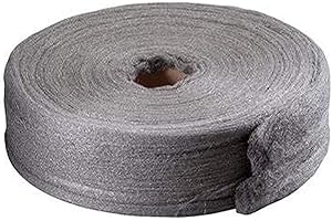 AConnet Grade 0000 Steel Wool 5lb Steel Wool Roll for Cleaning, Remove Rust, Buffing Wood and Metal Finishes