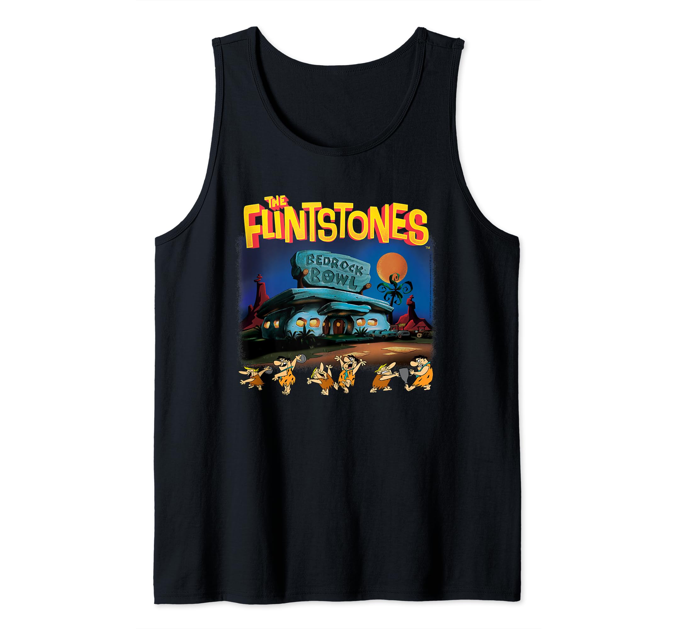 The Flintstones Champions Of Bedrock Bowl Tank Top