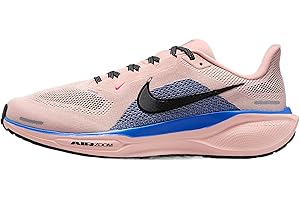 Nike Pegasus 41 Men's Road Running Shoes (FD2722-603, Washed Coral/Racer Blue/Hyper Pink/Black)