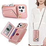 Lipvina for iPhone 12 Pro Max Case with Card Holder