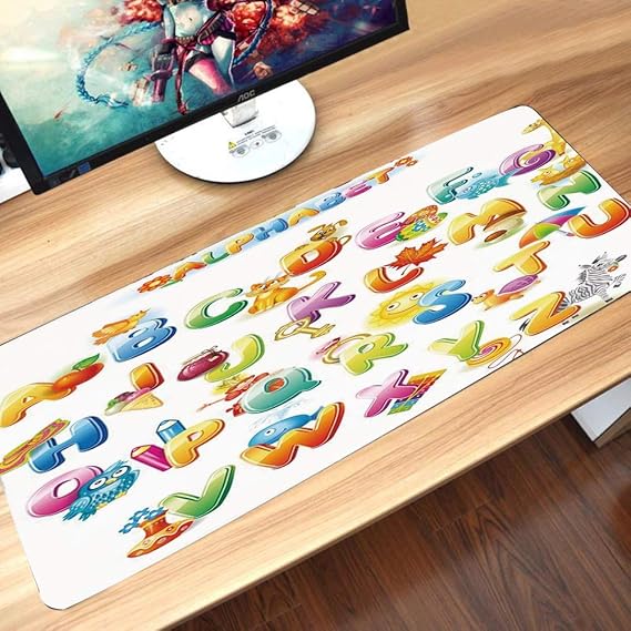 Gaming Mouse Mat,Educational,Cheerful Cartoon Fun Amazon.co.uk