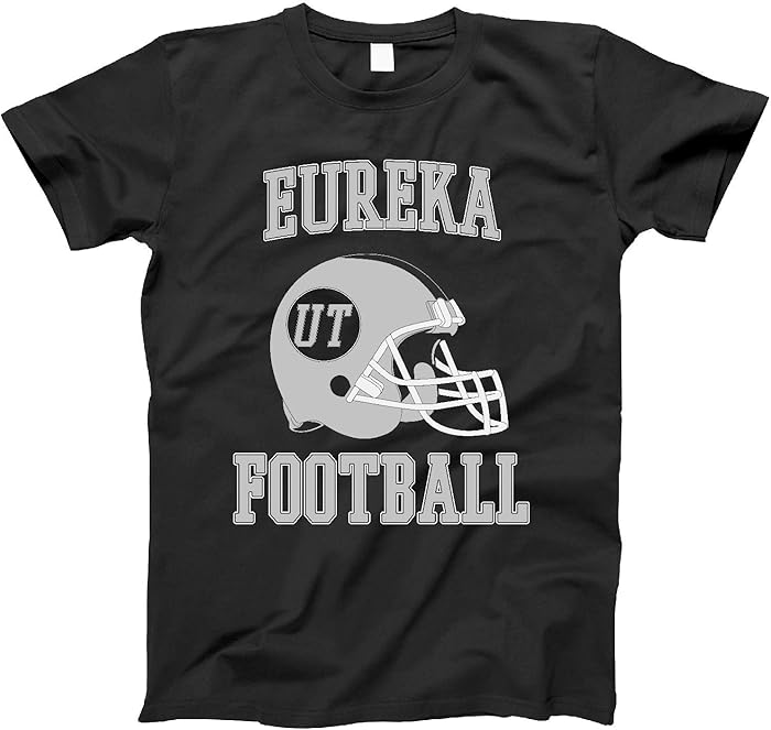 4INK Vintage Football City Eureka Shirt for State Utah with UT on Retro Helmet Style