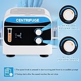 YUCHENGTECH 8X20ml Digital Centrifuge 4000rpm 999min Timing Lab Benchtop 220V view 3