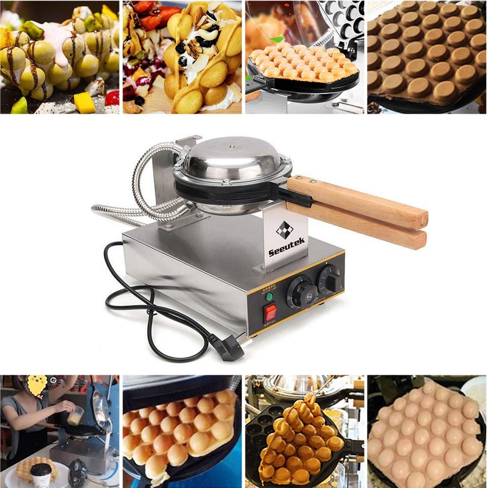 Waffle Maker Professional Rotated Nonstick (Grill/Oven for Cooking Puff