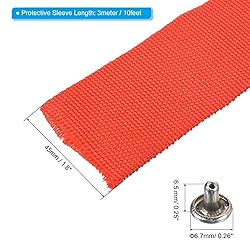 PATIKIL Winch Rope Protector 3m/9.84ft, Polyester