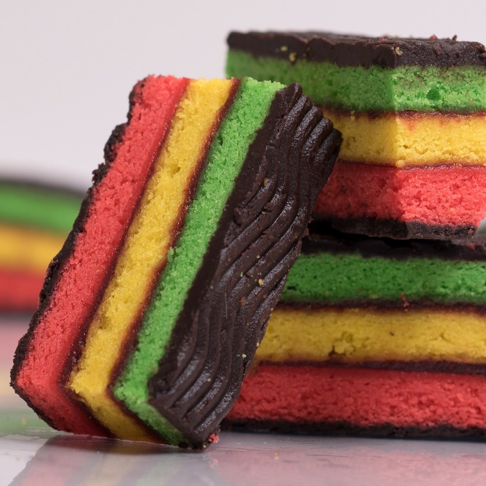 Delicious Home Style Italian Rainbow Cake Cookies Perfect For Christmas Valentines Day Fathers Day