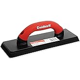 Goldblatt 4" x 12" Grout Float for Tile, Molded Rubber Grout Float | Floor Tools with Soft-Grip Handle for Masonry, Drywall, Concrete, Stucco
