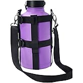 QICAIPO Water Bottle Holder with Strap, Crossbody Water Bottle Carrier Sling Bag for 40oz 64oz Jugs