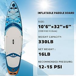 Quashley Inflatable Paddle Board