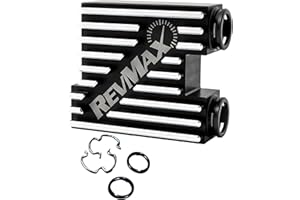 Piping Hot Art Works Revmax 68RFE ZeroStat Transmission Cooler Thermostatic Bypass Upgrade with O-rings | Fits 2013-18 Models with ZeroStat Patented Tech | Crafted from Billet 6061 Aluminum