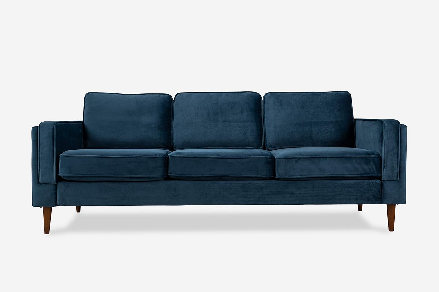 Best dark blue mid century couches