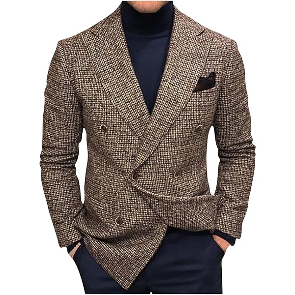 ジャケット・アウター laubeblanc Double breasted Blazer brown Rupert Dickey Jacket in Brown Pinstripe Malt Multi | Veronica Beard