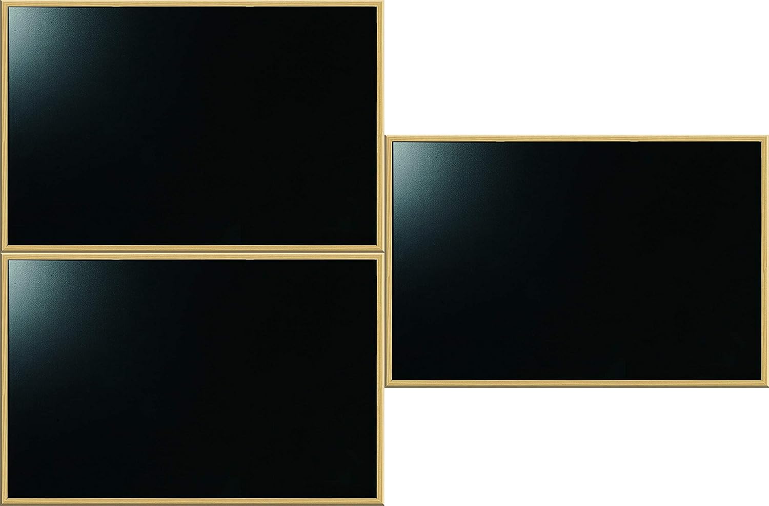 The Board Dudes Chalk Board - Unframed Non-Magnetic 24" x 18" : Chalkboards : Office Products